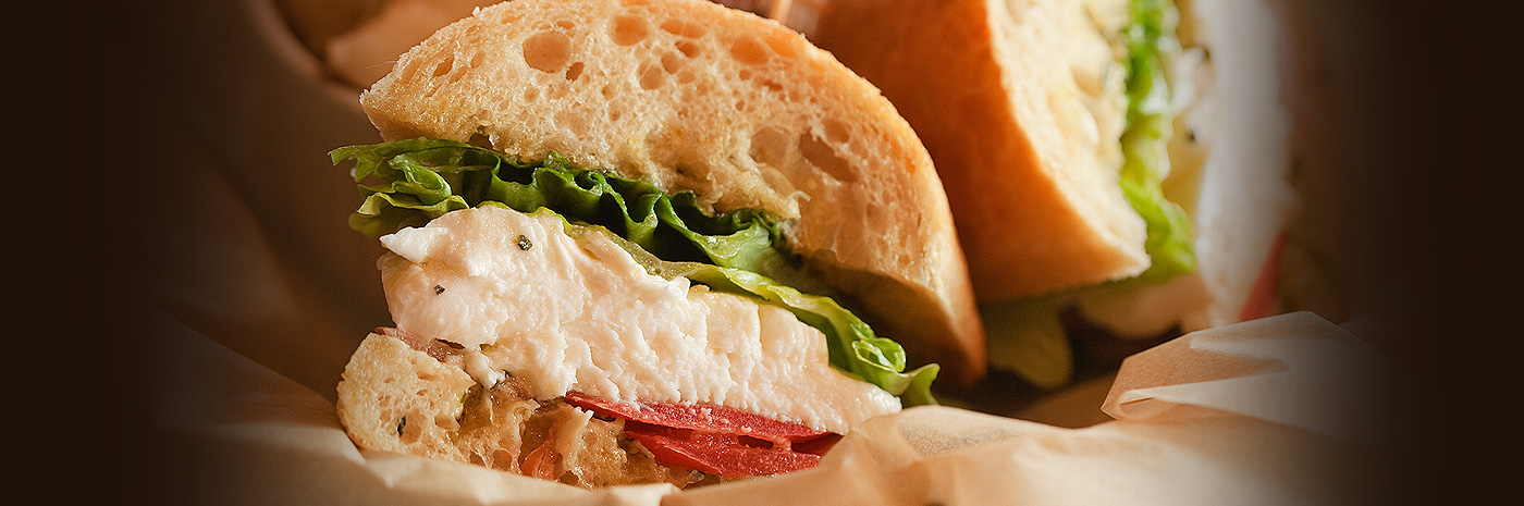 sandwich  – quote about veg, gf, meat, seasonal options